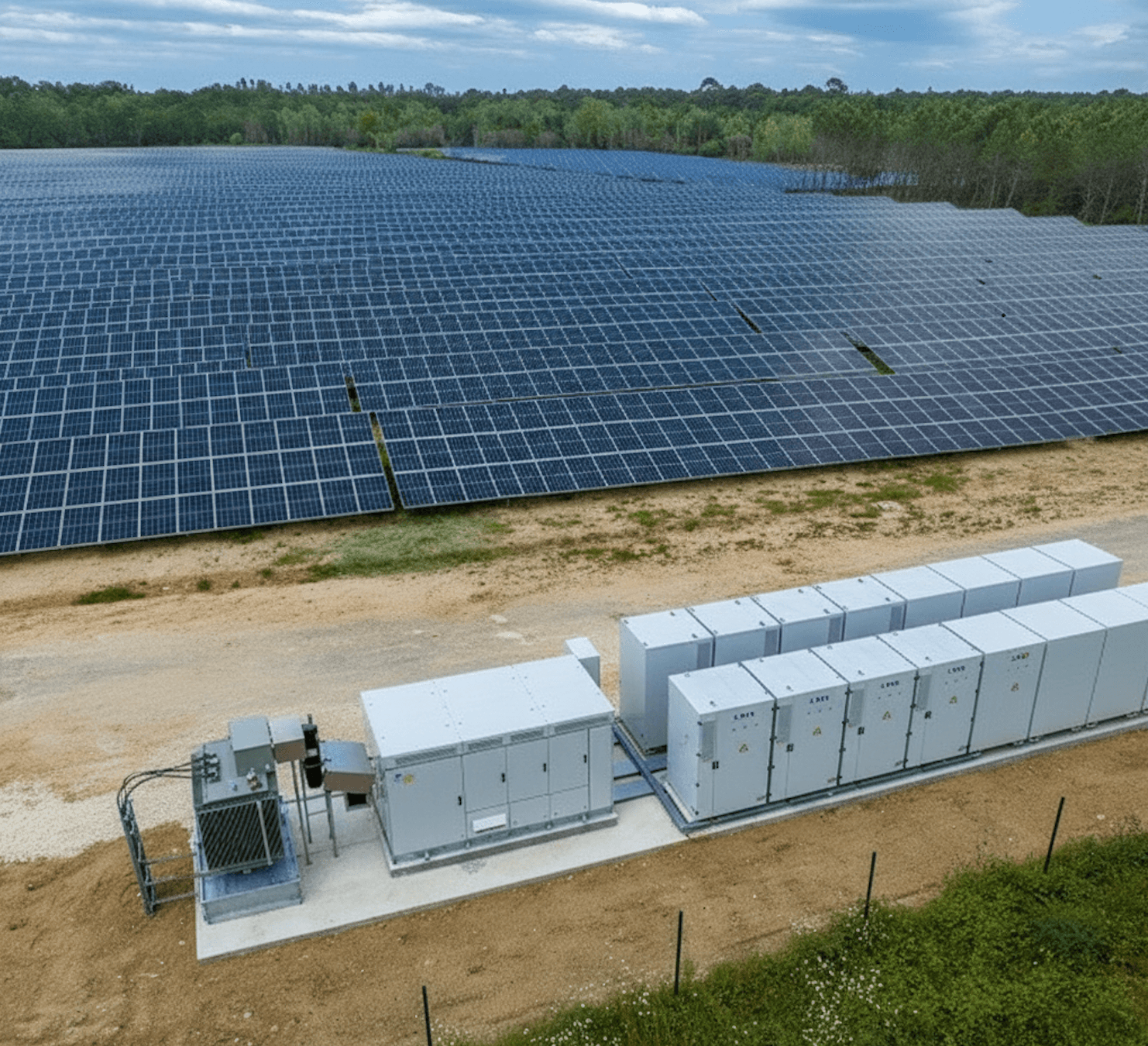 Bureau d'études centrale hybride photovoltaïque + stockage